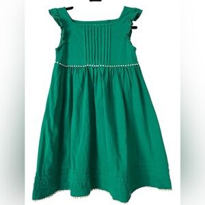 Mini Boden Girls Green Dress